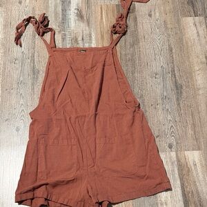 SHEIN Rust Brown Sleeveless Dress